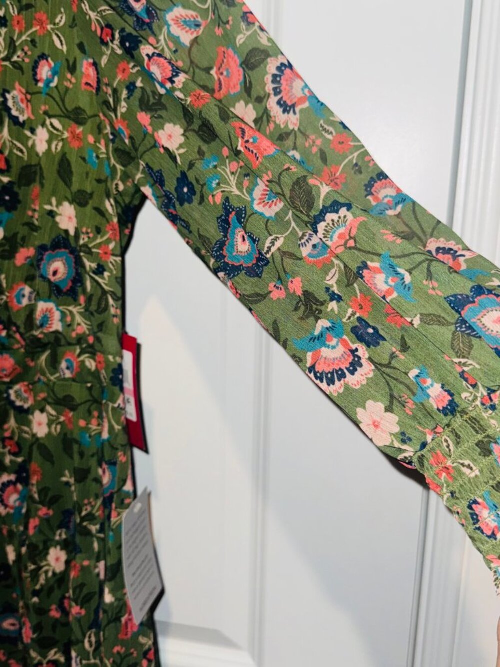 Vince Camuto Green Floral Dress - Picture 7 of 8